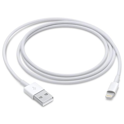 Câble Lightning / Usb 1m MFI COM F96644 Blanc