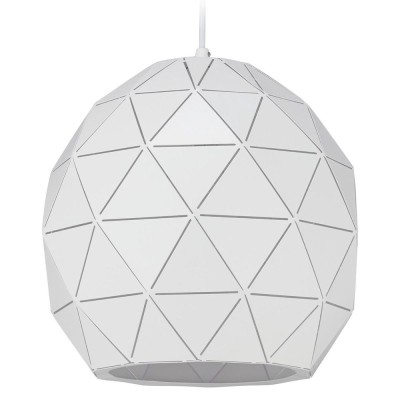 Lampe suspendue  géométrique "TRISPACE" RELAXDAYS 10028047 Blanc
