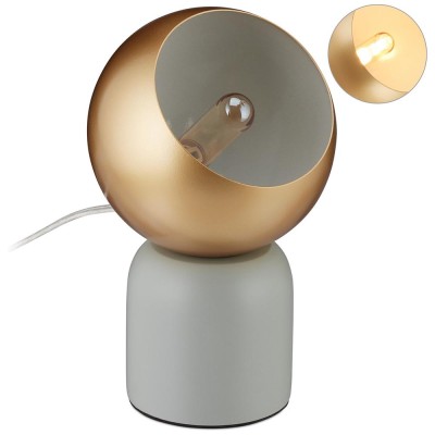 Lampe de table Magnétique RELAXDAYS 10030538 Or, Blanc