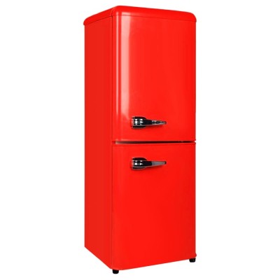 Réfrigérateur Combiné 158L INTELLI BCD-158WR Vintage Rouge F (A+)