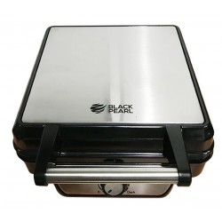 Gaufrier Carré BLACK PEARL BPWM1004 Gaufres Belges Inox 1100W