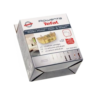 Pack de 2 Cartouches anticalcaires ROWENTA / TEFAL ZR005803 STEAM POWER / CLEAN & STEAM