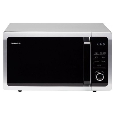 Micro-ondes / Grill 25L SHARP R-743S Argent, Noir 700W