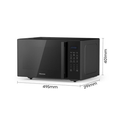 Micro-ondes / Grill 29L HISENSE H29MOBS9HG Noir 900W