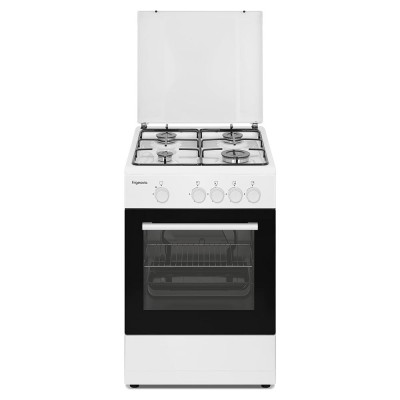 Cuisinière Gaz 50cm 4 Foyers + Four 49L FRIGEAVIA FRCFG54W Blanc