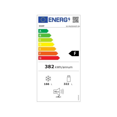 Réfrigérateur 4 Portes 487L No Frost SHARP SJFA25IHXI Inox F