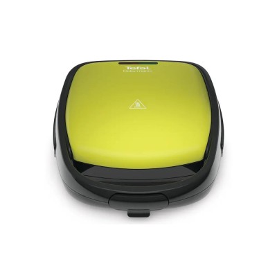 Croque-gaufre TEFAL SW341312 SNACK TIME COLORMANIA Vert cactus, Noir 700W