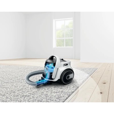 Aspirateur sans sac 1,5L BOSCH BGS05A322 SÉRIE 2 Blanc, Noir 700W