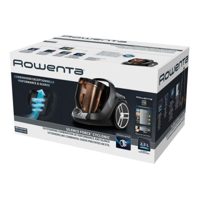 Aspirateur sans sac 2,5L ROWENTA RO7212EA SILENCE FORCE CYCLONIC Blanc, Bleu 550W