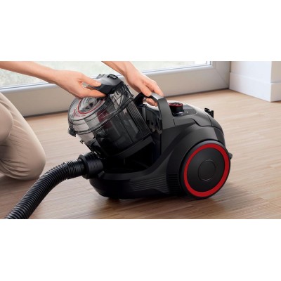 Aspirateur sans sac 2L BOSCH BGS21POW2 ProPower Noir, Rouge 750W