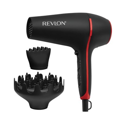 Sèche-cheveux REVLON RVDR5317E SMOOTHSTAY COCONUT Noir, Rouge 2000W