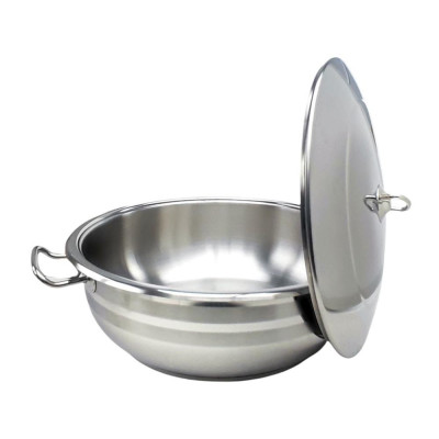 Marmite Inox Basse Ø 34 cm ROYAL R275 Tous feux