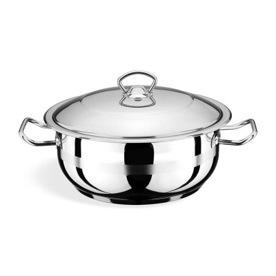 Marmite Inox Basse Ø 36 cm ROYAL R276 Tous feux