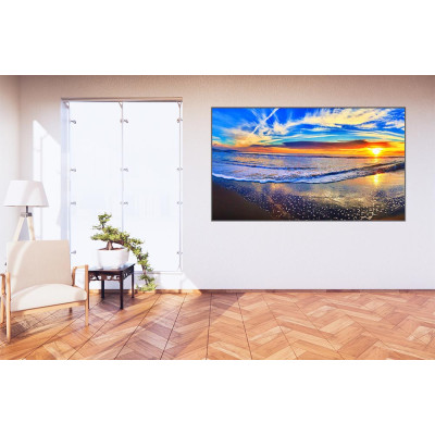 Tableau Paysage Plage Sunset 90X60CM TAB-PPS01