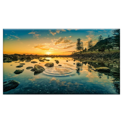 Tableau Paysage Coucher Soleil 90X60CM TAB-PCS08