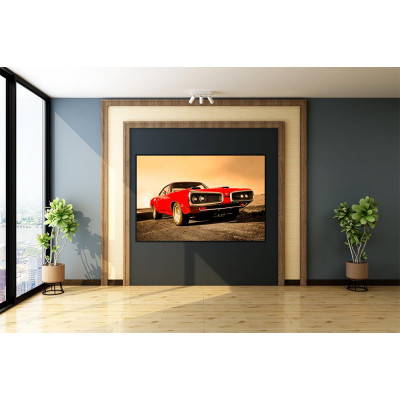 Tableau Dodge Charger Rouge 90X60CM TAB-V03